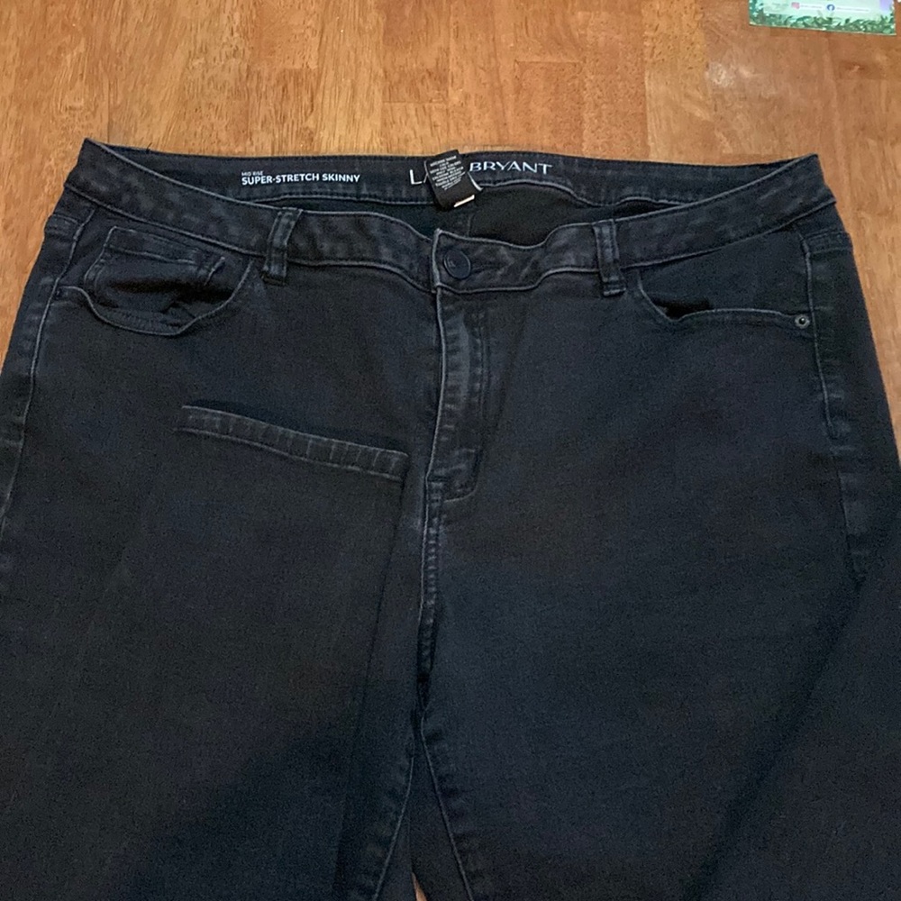 Lane Bryant super skinny jeans